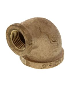3/4" x 3/8" FIP Brass 90-Degree Reducing Elbow (Lead Free)