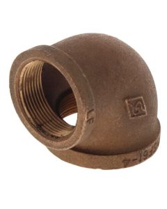 2-1/2" x 2" FIP Brass 90-Degree Reducing Elbow (Lead Free)