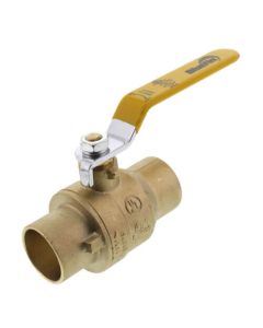 1" Full Port Sweat Ball Valve