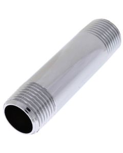 1/2" x 3" Chrome Brass Nipple (Lead Free)