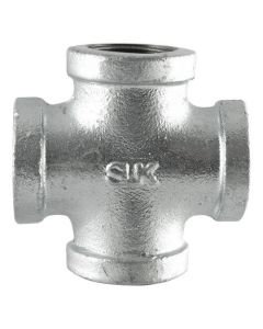 1/8" Galvanized Malleable Cross