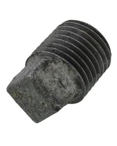 1/4" Galvanized Malleable Square Head Plug