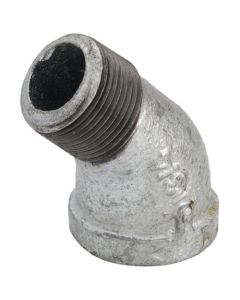 3/4" Galvanized Malleable 45° Street Elbow