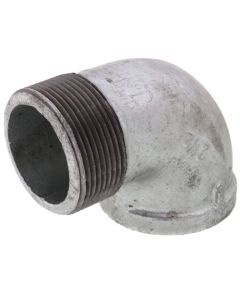 2-1/2" Galvanized Malleable 90° Street Elbow