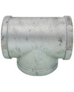 4" Galvanized Malleable Tee