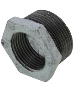 1-1/4" x 1" Galvanized Malleable Hex Bushing