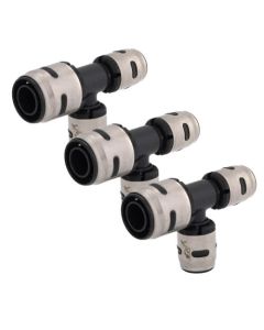 3/4" x 1/2" x 1/2" SharkBite EvoPEX Reducing Tee (3 Pack)