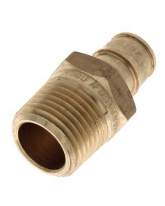 1/2" ProPEX x 1/2" NPT Male Adapter (Lead Free Brass)