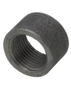 3/8" Black Merchant Half Coupling