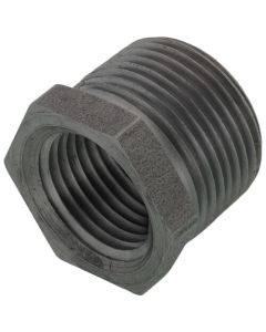 3/4" x 1/2" Steel Merchant Black Hex Bushing