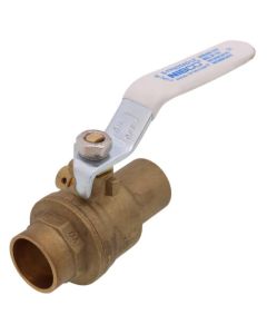 3/4" Full Port Ball & Waste Sweat Ball Valve (Lead Free)