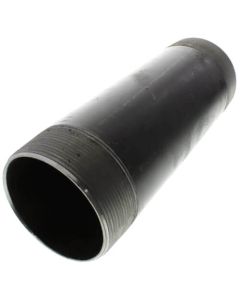 6" x 12" Black Nipple