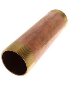2" x 8" Brass Nipple