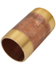 3" x 6" Brass Nipple