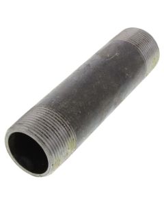 1-1/4" x 6" Schedule 80 Heavy Duty Black Nipple