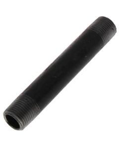 1/2" x 5" Schedule 80 Heavy Duty Black Nipple