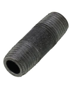 1/4" x 1-1/2" Schedule 80 Heavy Duty Black Nipple