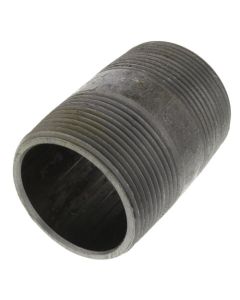 1-1/2" x 2-1/2" Schedule 80 Heavy Duty Black Nipple