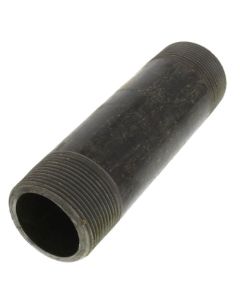 1-1/2" x 6" Schedule 80 Heavy Duty Black Nipple