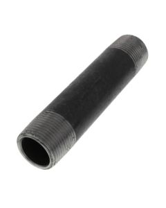 3/4" x 4-1/2" Schedule 80 Heavy Duty Black Nipple