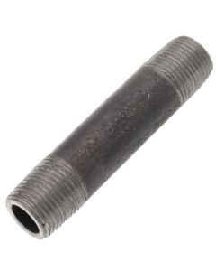 3/8" x 3" Schedule 80 Heavy Duty Black Nipple