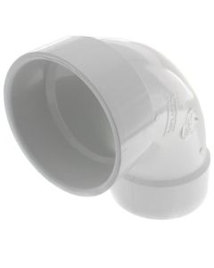 4" PVC DWV Long Turn 90° Elbow