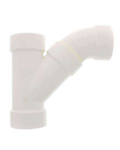 8" PVC DWV Wye and 45° Elbow Combo (2-PC)