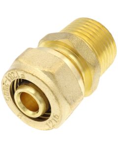 1/2" PEX-AL-PEX Compression x 1/2" Male Threaded Adapter