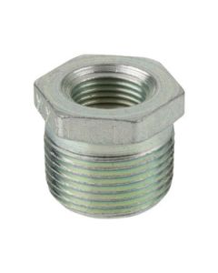 1/4" x 1/8" Steel Merchant Galvanized Hex Bushing