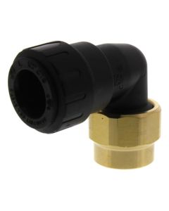 1/2" CTS x NPS ProLock Female Elbow (Brass Nut)