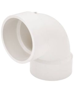 3" PVC DWV 90-Degree Short Radius Elbow (NSF)