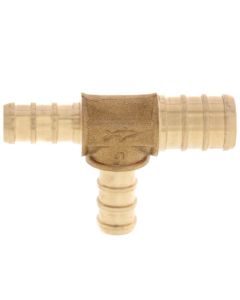 1/2" PEX x 3/8" PEX x 3/8" PEX Brass Tee (Lead Free)