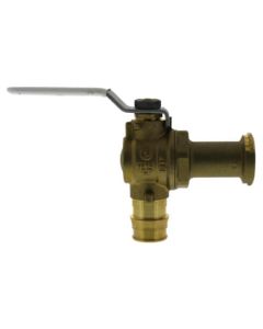 1" PEX x 1-1/4" NPSM ProPEX LF Brass Elbow Water Service Meter Valve